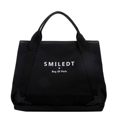 Logo personnalisé Voyage Polyester Femmes épaule toile Sac de plage pour le shopping et les loisirs