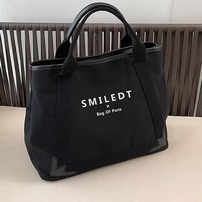 Logo personnalisé Voyage Polyester Femmes épaule toile Sac de plage pour le shopping et les loisirs