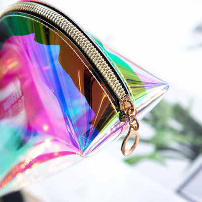 Logo de sac cosmétique laser TPU personnalisé imprimé pour stockage portable par Chic Ritzy
