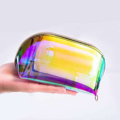 Logo de sac cosmétique laser TPU personnalisé imprimé pour stockage portable par Chic Ritzy