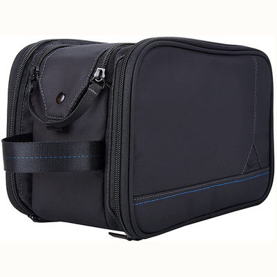 échantillon grande capacité séparation humide et sèche sac de toilette imperméable polyester homme sac de rangement avec logo personnalisé