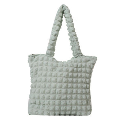 Personnalité Boule de fleur en couette sous les aisselles sac à main sac de magasinage sac à nuages rides pour femmes