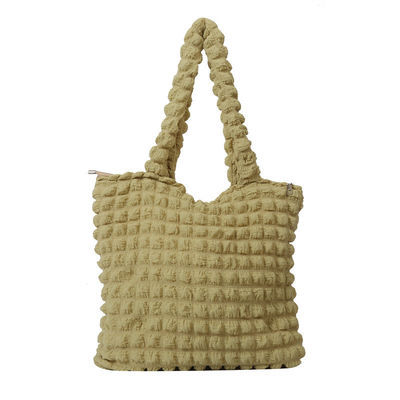 Personnalité Boule de fleur en couette sous les aisselles sac à main sac de magasinage sac à nuages rides pour femmes