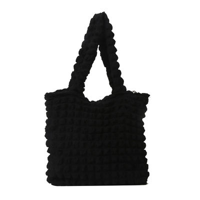 Personnalité Boule de fleur en couette sous les aisselles sac à main sac de magasinage sac à nuages rides pour femmes