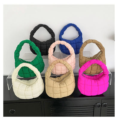 Sac à main personnalisé de couleur 2024 Tendance à la grille Sac de coton à motifs pour les femmes à la mode