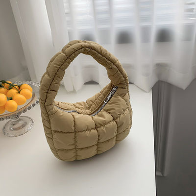 Sac à main personnalisé de couleur 2024 Tendance à la grille Sac de coton à motifs pour les femmes à la mode