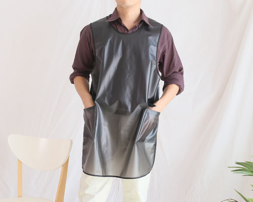 Logo personnalisé tablier TPU de mode restaurant imperméable tablier pour les besoins de l'uniforme du personnel de service