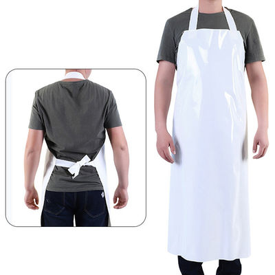 Bar de restaurant Logo personnalisé imprimé plastique étanche en caoutchouc vinyle bib soudage boucher TPU tablier