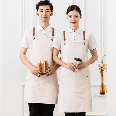 Grill Restaurant Bar Boutique Cafés Beauté Nails Studios Uniforme prétexte en cuir sur mesure pour chef en coton