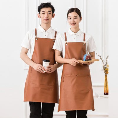 Grill Restaurant Bar Boutique Cafés Beauté Nails Studios Uniforme prétexte en cuir sur mesure pour chef en coton