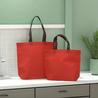 Sacs à main de produits alimentaires non tissés de couleur personnalisée pour sac cadeau Sacs à main de magasinage en tissu non tissé