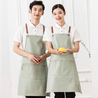 Grill Restaurant Bar Boutique Cafés Beauté Nails Studios Uniforme prétexte en cuir sur mesure pour chef en coton