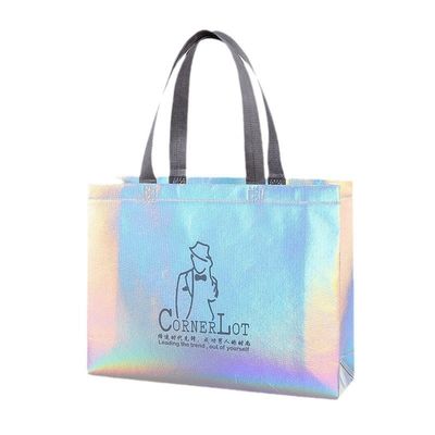Sac d'épicerie laser non tissé pour les besoins quotidiens et la couleur personnalisée