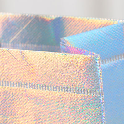 Sac d'épicerie laser non tissé pour les besoins quotidiens et la couleur personnalisée