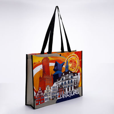 Sacs d'épicerie en tissu non tissé réutilisable personnalisé pour le dernier style à la mode