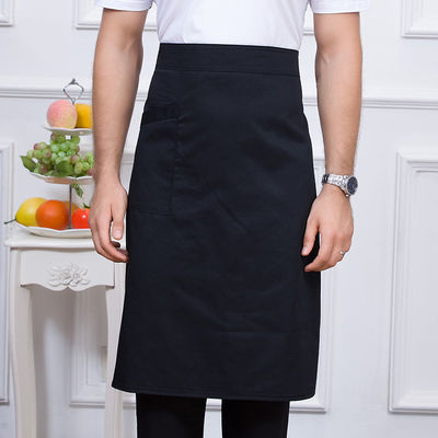 Logo personnalisé imprimé ceinture réglable demi-taille tablier pour la vie quotidienne en lin