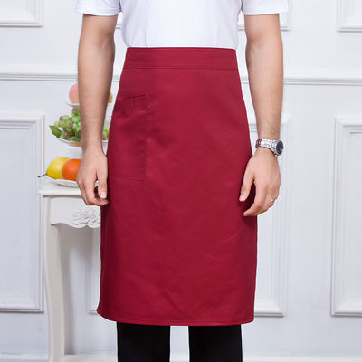 Logo personnalisé imprimé ceinture réglable demi-taille tablier pour la vie quotidienne en lin