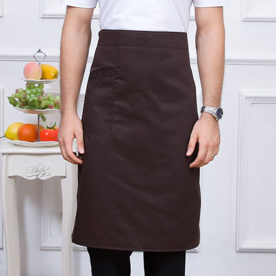 Logo personnalisé imprimé ceinture réglable demi-taille tablier pour la vie quotidienne en lin