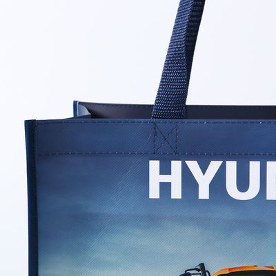Sac non tissé laminé écologique de taille moyenne pour boutique de shopping personnalisé