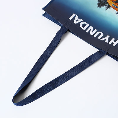 Sac non tissé laminé écologique de taille moyenne pour boutique de shopping personnalisé