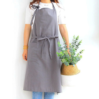 OEM/ODM Acceptable Design personnalisé tablier en lin de coton pour la cuisine Cuisine Chef ménage