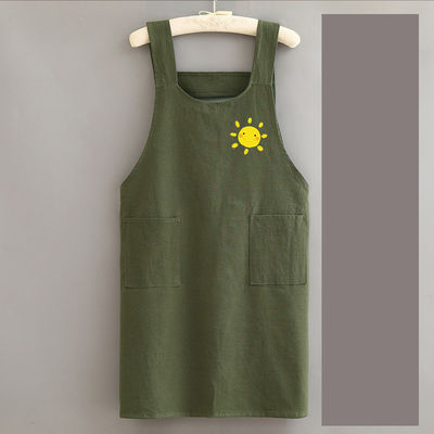 Logo personnalisé toile Chef coton Unisexe Uniforme tablier pour cuisine commerciale Barbier salon