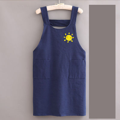 Logo personnalisé toile Chef coton Unisexe Uniforme tablier pour cuisine commerciale Barbier salon