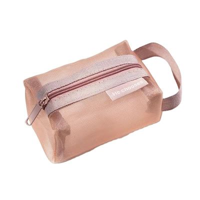 La vie quotidienne de l' école, étanche à l' eau, en nylon, polyester, mailles personnalisées, petit sac de maquillage de voyage.