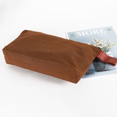 Sac à crayons à fermeture à glissière pour logo personnalisé sac de maquillage imprimé et fournitures de voyage essentielles