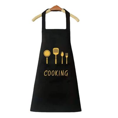 Le logo personnalisé du tablier en denim pour le chef Sublimation Tablier en polyester en coton imperméable