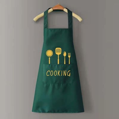 Le logo personnalisé du tablier en denim pour le chef Sublimation Tablier en polyester en coton imperméable