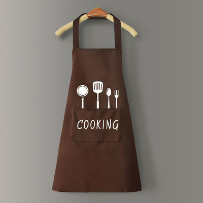 Le logo personnalisé du tablier en denim pour le chef Sublimation Tablier en polyester en coton imperméable