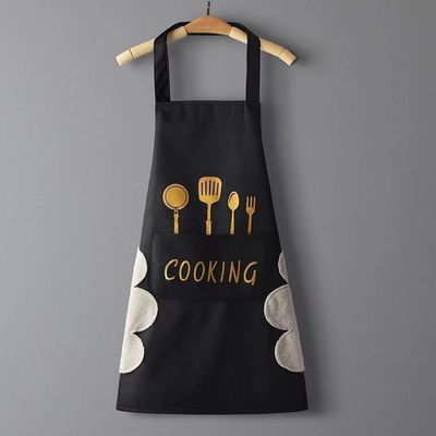 Le logo personnalisé du tablier en denim pour le chef Sublimation Tablier en polyester en coton imperméable
