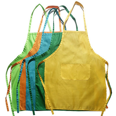 Unité de type personnel de service en coton noir polyester homme femme bib cuisine chef de cuisine tabliers