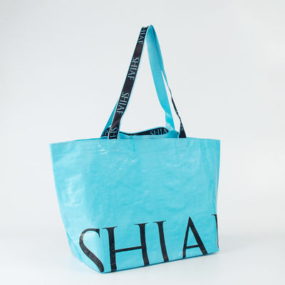 Sac à main personnalisé avec poignée d'impression sac tissé en polypropylène stratifié