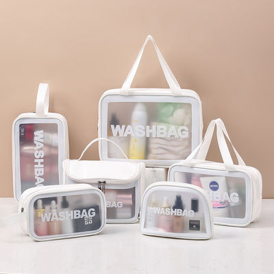 Fermeture à fermeture à glissière Sac de maquillage de beauté personnalisé avec logo imprimé et sac cosmétique de voyage