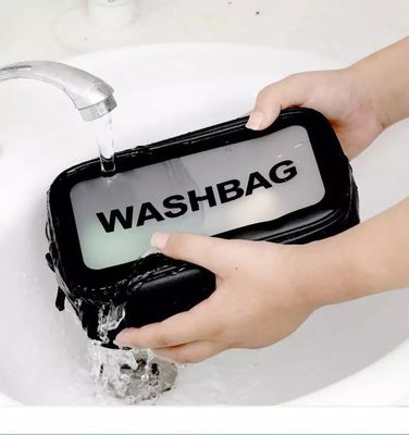 Fermeture à fermeture à glissière Sac de maquillage de beauté personnalisé avec logo imprimé et sac cosmétique de voyage