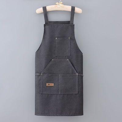 Coiffeur en denim sur mesure outils de jardinage tablier avec poches 7 jours d'appui