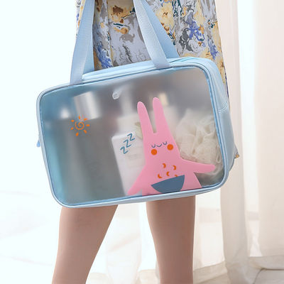3pcs sac cosmétique clair personnalisé personnaliser sacs de voyage type de motif de lettre