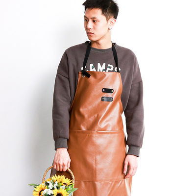 Uniforme d'outil en cuir authentique lourd pour chef boucher ouvrier métal menuisier
