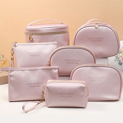 Sac de maquillage personnalisé dernier style à la mode imperméable PU Portable sac cosmétique de voyage