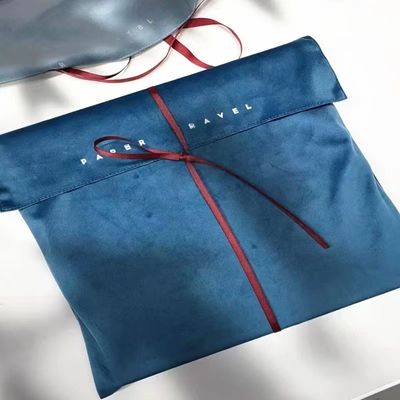 Logo personnalisé imprimé Bowknot Flip Packaging Bag pour des solutions d'emballage de style vintage