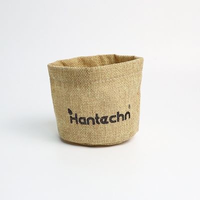 Logo écologique personnalisé imprimé imperméable à l'eau sac de plantation de pot de fleurs recyclé portable