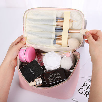 Sac cosmétique en velours à motifs de lettres Ensemble de 3 pour les femmes Voyage beauté fermeture à glissière organisateur