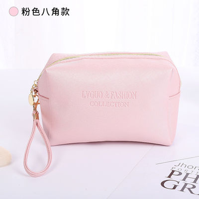Sac cosmétique en velours à motifs de lettres Ensemble de 3 pour les femmes Voyage beauté fermeture à glissière organisateur