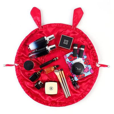 Sac de maquillage à corde de velours pour les cosmétiques