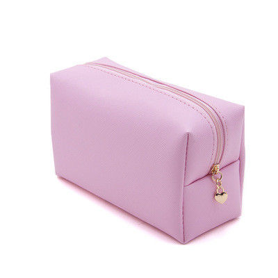Logo personnalisé Sac de maquillage de beauté de voyage portable avec fermeture à fermeture à glissière et logo personnalisé