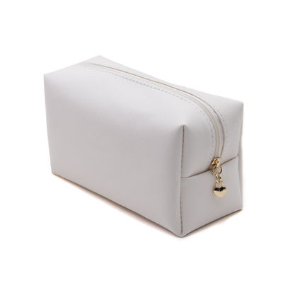 Logo personnalisé Sac de maquillage de beauté de voyage portable avec fermeture à fermeture à glissière et logo personnalisé