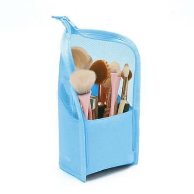 Porteur de pinceaux de maquillage à fermeture à fermeture à glissière pour la promotion personnalisée et l'acceptation OEM / ODM