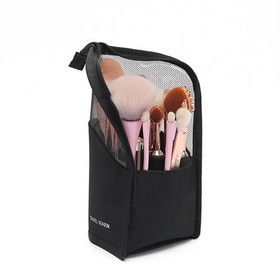 Porteur de pinceaux de maquillage à fermeture à fermeture à glissière pour la promotion personnalisée et l'acceptation OEM / ODM